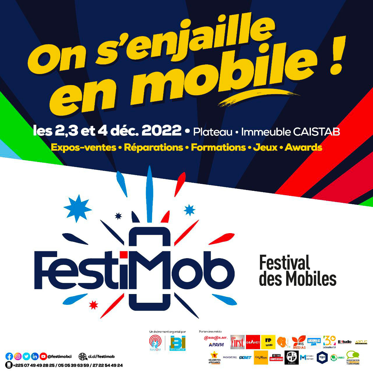 FestiMob (Festival des Mobiles) 2022 : 1er Festival destiné aux technologies mobiles de Côte d’Ivoire